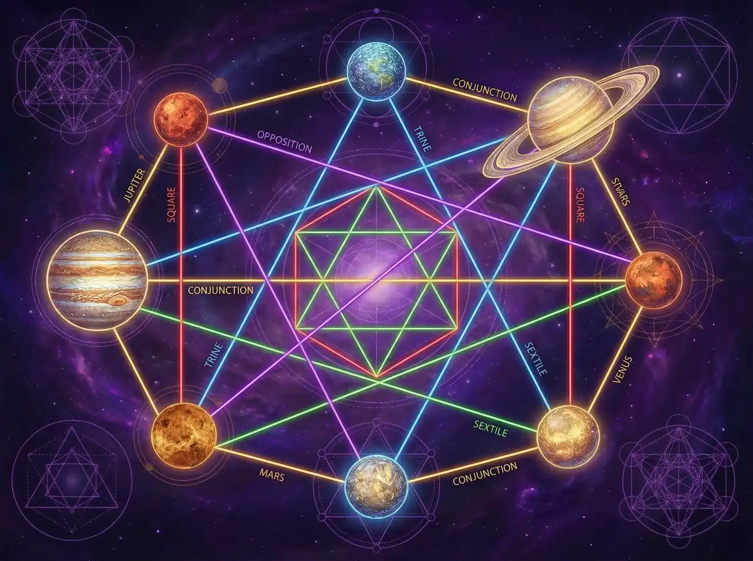 行星相位解读 - 每日大赛官网入口 | 占星学进阶